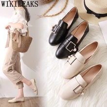 Кожаные туфли; женские ботинки "Харадзюку" женские лоферы на толстой подошве; женская повседневная обувь на плоской подошве Женская обувь de moda buty; искусственная кожа; Прямая(дропшиппинг); damskie