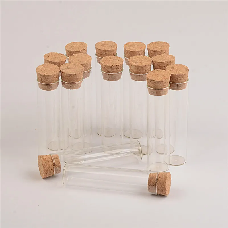 3ml 6ml Mini Glass Jars with Corks wide-mouth Bottles Jar Storage Bottles for Sand Liquid Food Bottles 100 pcs 3