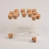 3ml 6ml Mini Glass Jars with Corks wide-mouth Bottles Jar Storage Bottles for Sand Liquid Food Bottles 100 pcs 3