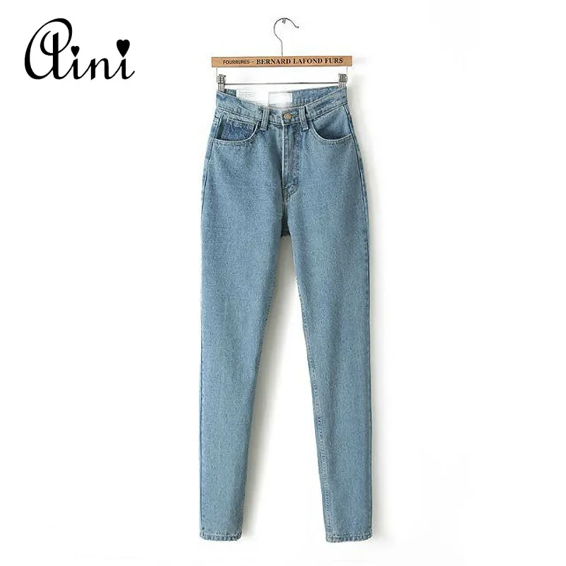 

2017 Women Summer Jeans Capris Cropped Trousers Stretch High Waist Casual Pants Female Slim Fashion Denim Capris Denim Pant Lady