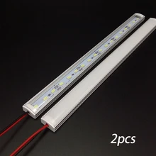 2 шт.* 50 см с фабрики DC 12 В SMD 5730 5630 Светодиодный жесткий светильник с полосками алюминиевый корпус кухонная Светодиодная лампа