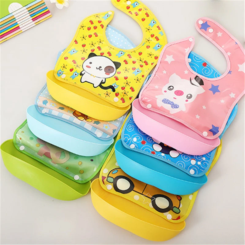 Baberos para comer para bebé recién nacido, delantales para bebé, babero, toallas de Saliva para bebé, Babero con caricaturas