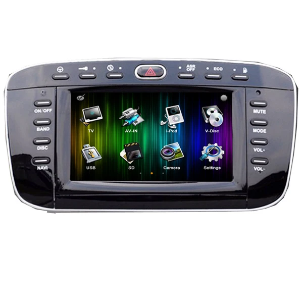 Free Shipping 6.2" Touch Screen Car DVD Player GPS Navigation For Fiat