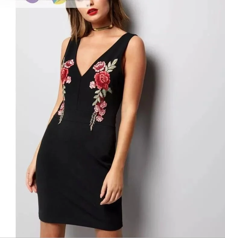nightingales lace detail dress