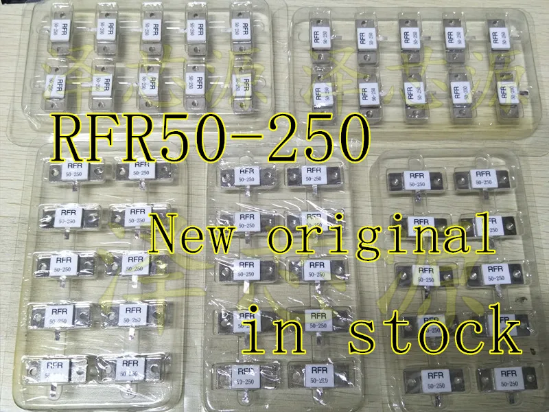 

5PCS/LOT NEW High Frequency Resistance RFR50-250 RFR 50-250 RFR-50-250 50 Ohms 250W Dummy Load Resistor