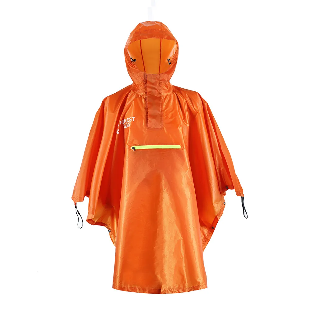 3 цвета карманы на открытом воздухе водонепроницаемый ветрозащитный дождевик куртка с капюшоном дождевик 10,62 - Цвет: orange