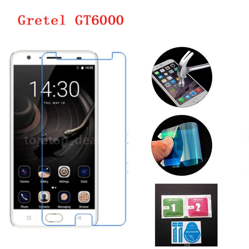 Dipos - 2 Pellicole Protettive In Vetro Temperato Crystalclear Per Gretel GT6000, Made In Germany, Anti-graffio - 2