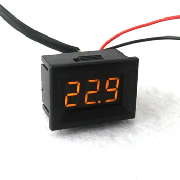 

New Waterproof Thermometer 0.36" -55 to 125 C Digital Thermometer Termometro DC9~30V Temperature Meter with DS18B20 Sensor