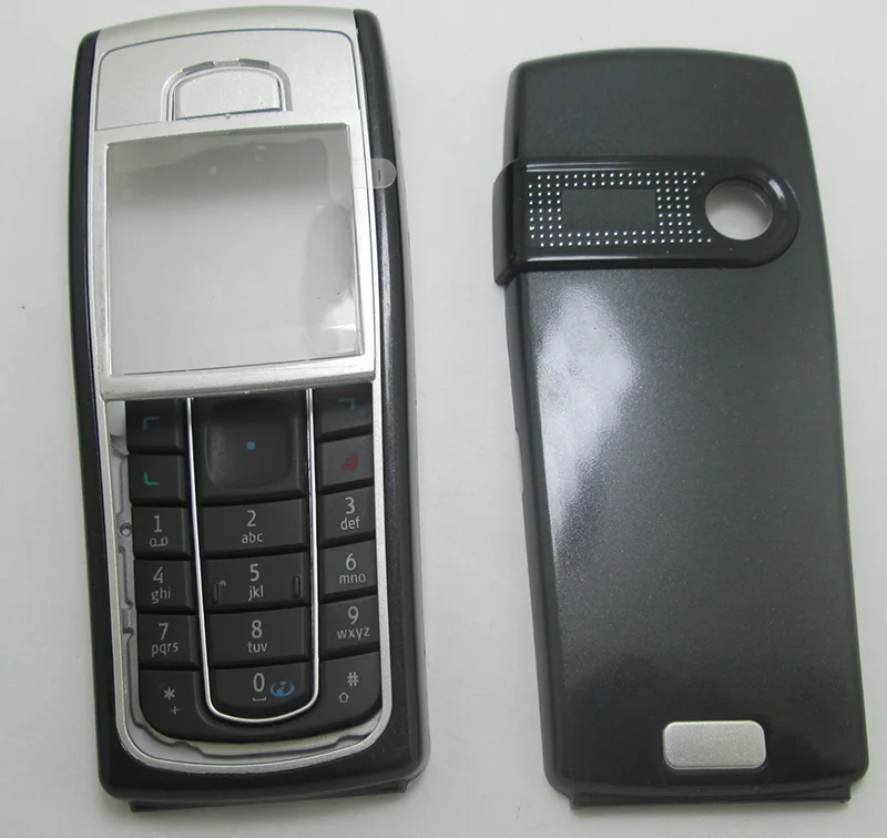 Новый корпус крышка батареи дверной клавиатуры для Nokia 6230 6230i черный|Корпусы и