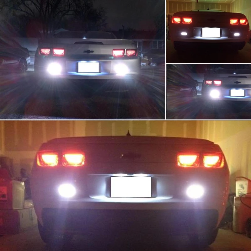 Белый светодиодный фонарь без ошибок PH24WY SPH24 для Chevrolet Camaro Cadillac SRX Ford aurus GMC Acadia и т. д. светодиодный фонарь заднего хода