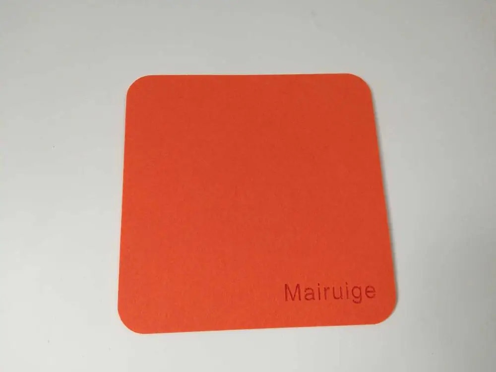 Mairuige оптический трекбол PC Мышь Pad фетр ткань Универсальный Красочные Прямоугольный Коврик для мыши коврики для стола Csgo Dota - Цвет: Orange