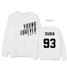 Kpop Bts Bangtan Boys Jung Kook Jhope Jin Jimin V Rap Monster Rap Monster Jacket ulzzang harajuku Young Forever moletom