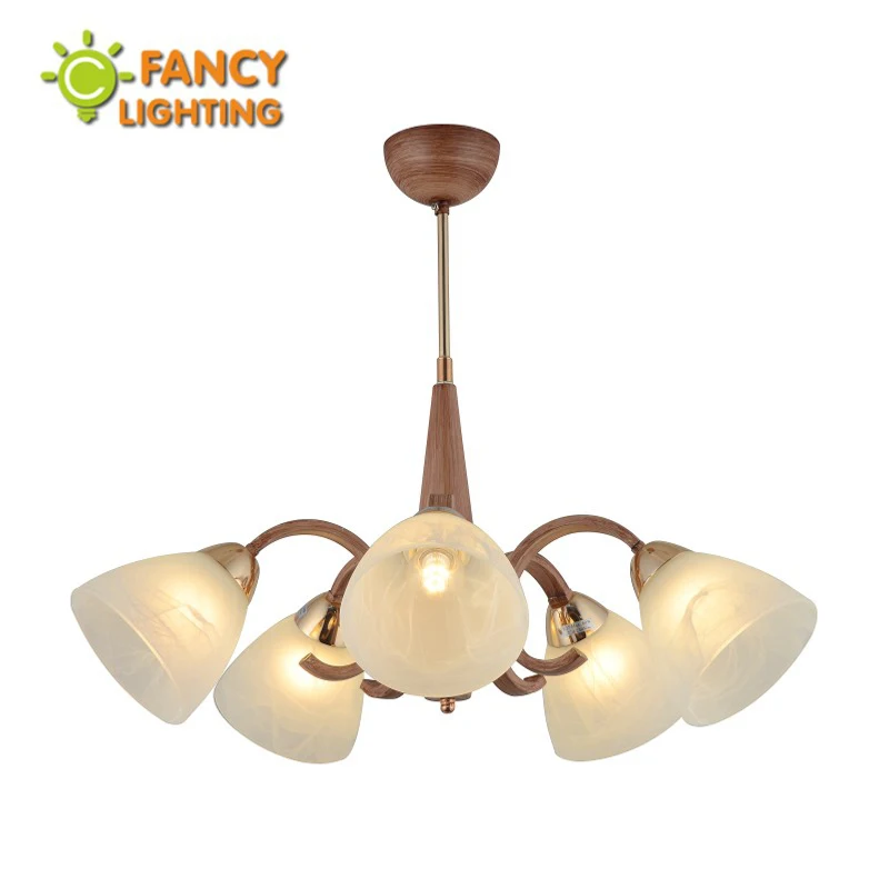 

Modern chandelier led E27 3/5 frosted glass heads chandelier ceiling for bedroom/living room/home/kitchen decor chandelier light