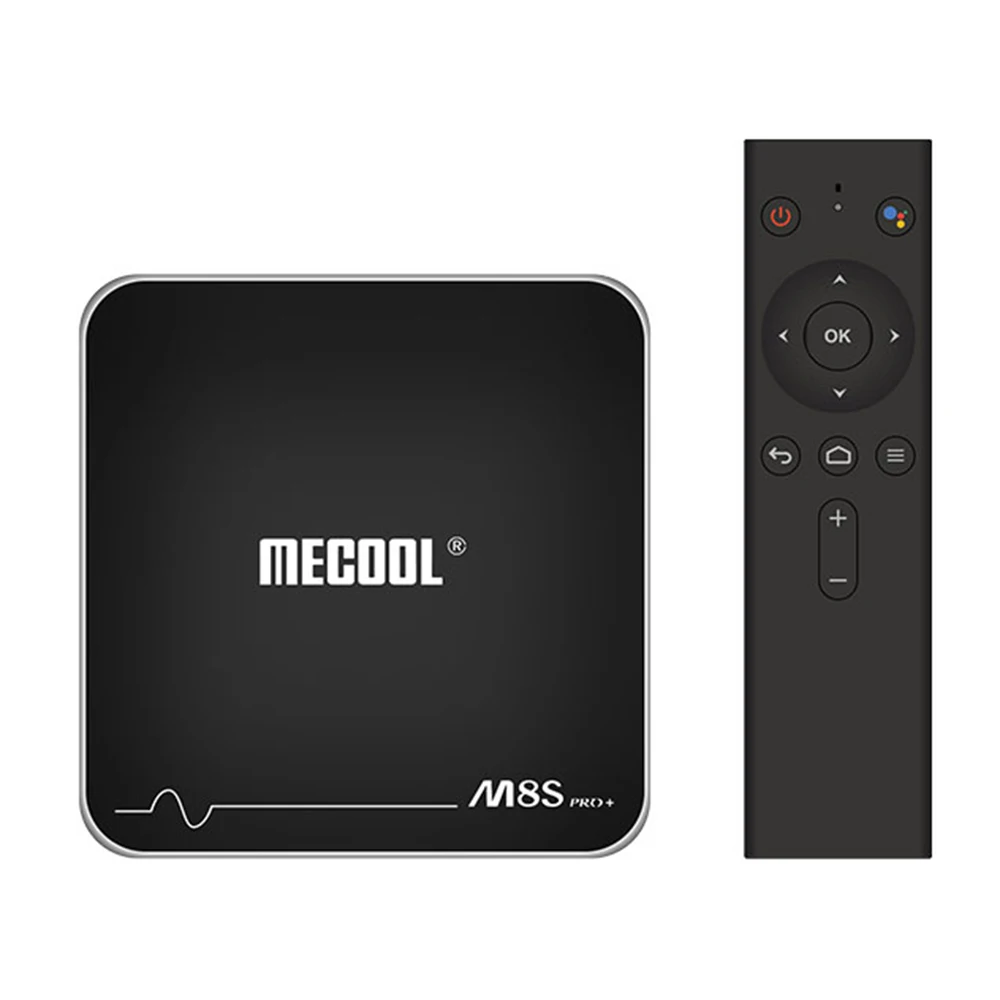 ТВ приставка MECOOL M8S PRO + Smart TV Android 7 1 2 ГБ/16 ГБ 4G голосовое ИК управление