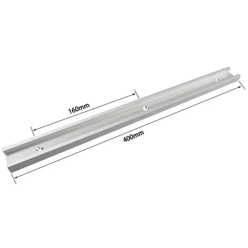 T-tracks Slot Miter Track Excellent Aluminum Alloy Miter Bar Slider Table Saw Gauge Rod Surface Anodizing Treatment Mode - Цвет: white 400