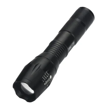 

XML-T6 Ultra Bright LED Tactical Flashlight with Adjustable Focus & 5 Light Modes for Outdoor Emergency Telescopic Zoom Torch