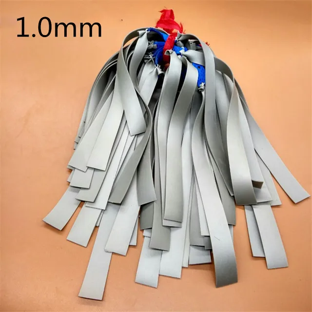 US $2.49 5/10pcs 1mm Flat Rubber Band Thicknes Slingshot Hunting Catapult Natural Latex Flat Elastic Resilie