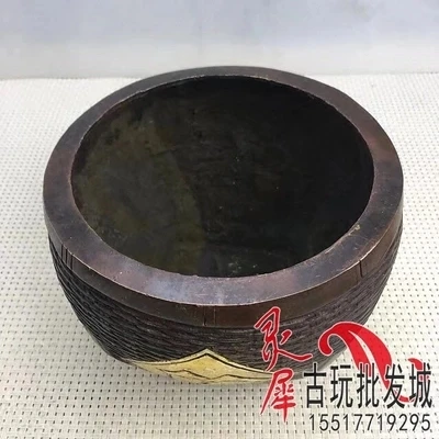 

Antique gilt bronze incense burner over the years, pure copper ornaments