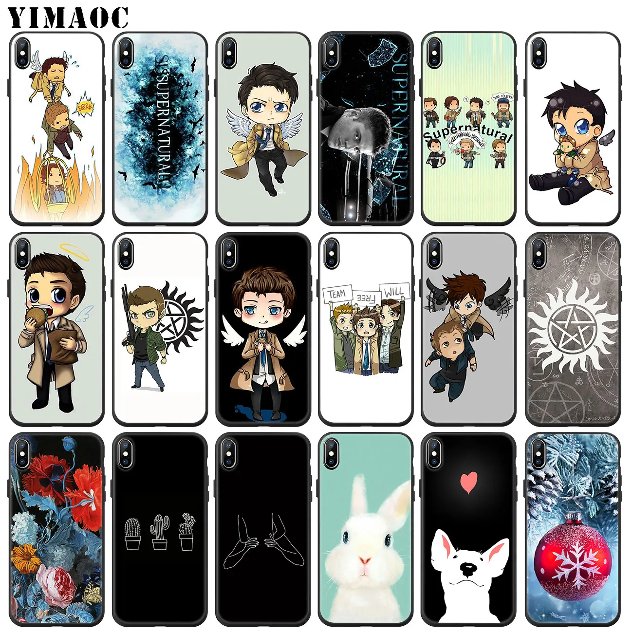 Мягкий силиконовый чехол для телефона YIMAOC cool Supernatural tv с логотипом iPhone 11 Pro XS Max XR X 6