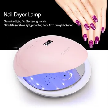 

48W UV Led Lamp Nail Dryer 30S/60S/99S Key Timing Nails Dryers Polish Machine LCD Display Intelligent Induction USB Connector