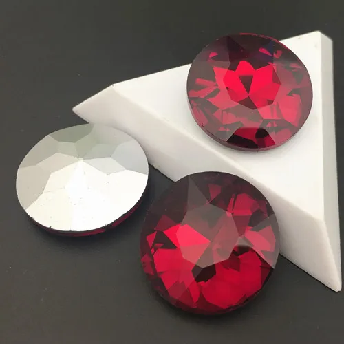All Sizes Colors 8 10 12 14 16 25 27 mm Round Baoshihua Glass Crystal Stone Pointed back High Quality Flat Top Rhinestone 
