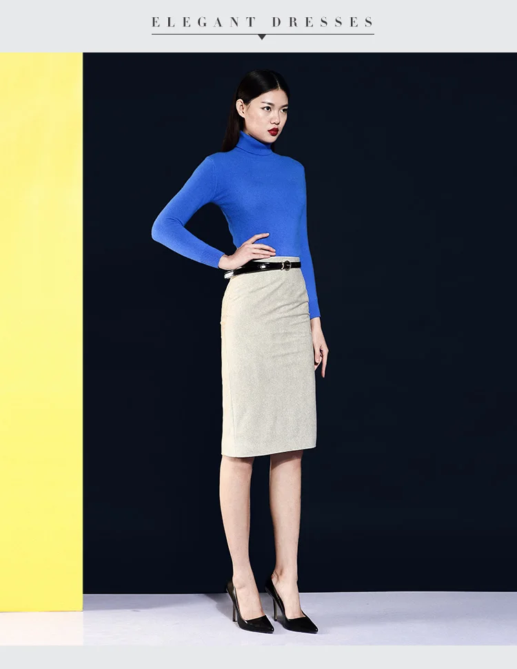 Для женщин Карьера Модные Faux-Suede Pencil Skirt 60 Цвета OL женская сумка бедра юбка длиной до колена