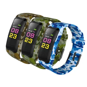 

H1 Smart Wristband 0.96 Inch Color Screen Blood Pressure Monitor Heart Rate Monitor For Android Phone IOS Waterproof