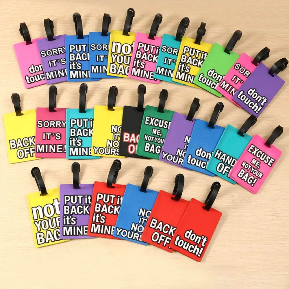 

Cartoon Silica Ge Travel Accessories Luggage Tag Luggage Cover Suitcase Bus Case Portable Label ID Address Holder Baggage Label