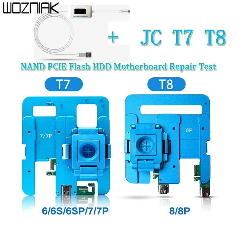 

JC C1 Repair Box JC T7 T8 NAND PCIE Flash HDD Motherboard Repair Test Fixture Tool for iPhone Support pro1000s host
