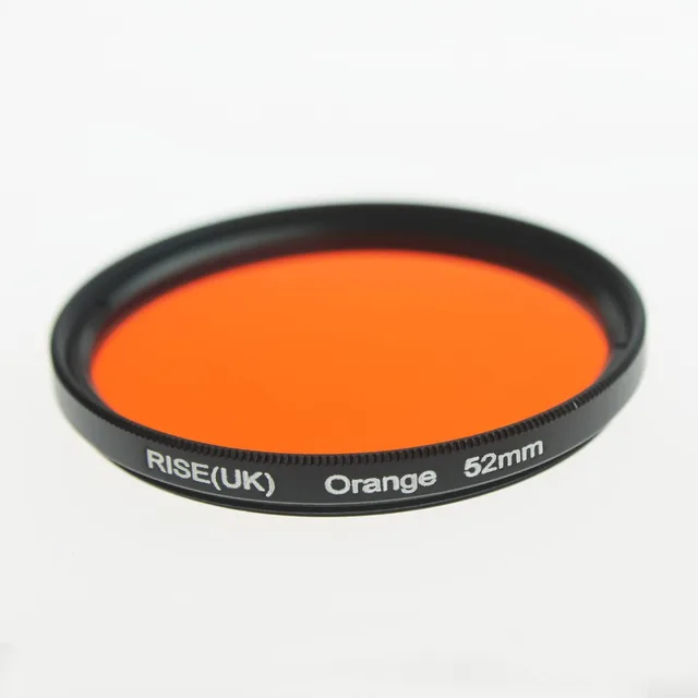 Best Offers RISE(UK) 52 mm full color orange lens Filter for Nikon D3100 D3200 D5100 SLR Camera lens free shipping