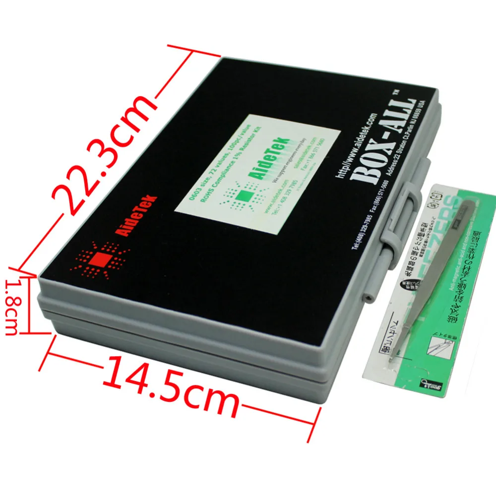 Новый SMD SMT 0603 Размер 72 значения 100 шт./в E96 1% комплект резисторов 0 10M RoHS коробка все