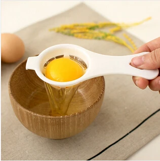 

1PCS Egg Divider Vitellus Egg White Yolk Device Yolk Separator Practical Kitchen Utility Cooking Gadget Tool