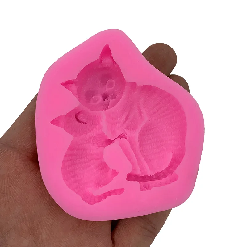 

Cat Silicone Mold Baking Decoration Cake Mold Christmas Food Silicone Mold as Cooking Soap Kitchen Access for Cake Soap Tool