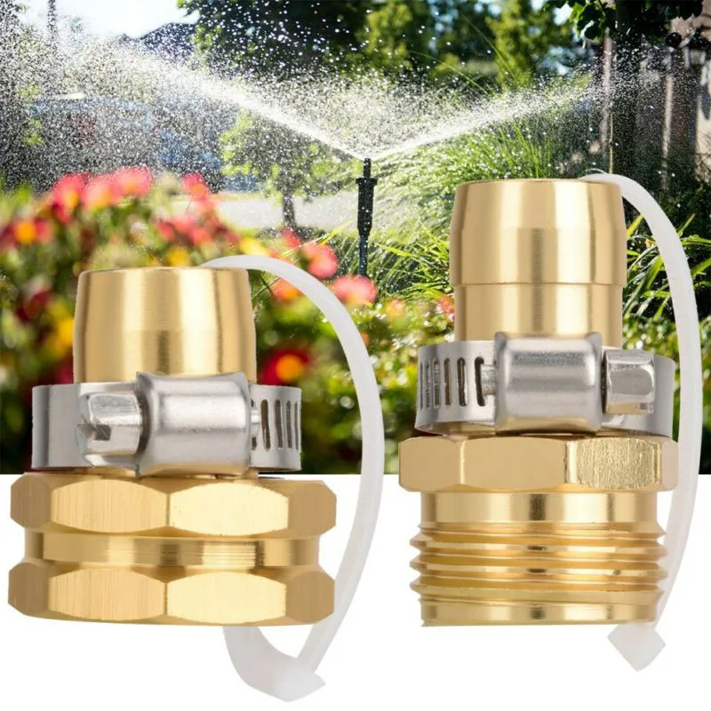 

Quick Connect Hosepipe Water Pipe Connector Tube Coupling 3/4" No leak Garden Nozzles Hose Fitting Male Female