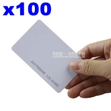 DIYSECUR 100 шт./лот 125 кГц RFID Бесконтактный ID карты для контроля доступа/времени использования часов