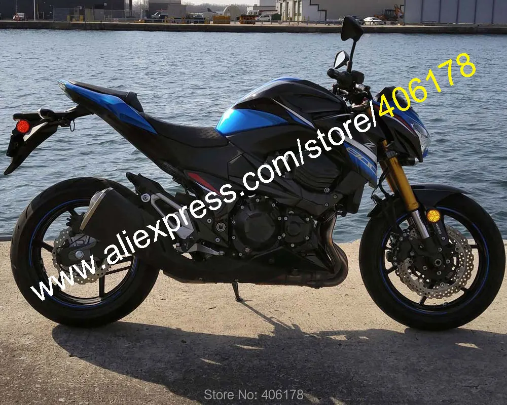 

Hot Sales,Body Kit For Kawasaki Z800 2013 2014 2015 2016 Z 800 Blue Black Sportbike Motorcycle Fairings Set (Injection molding)