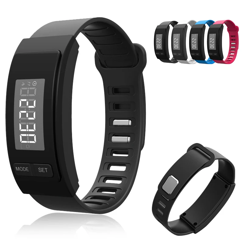 

Pedometer Smart Sports Bracelet Watch Path Time Show Sports Calories Distance Record Health Monitor Electronic SmartBand