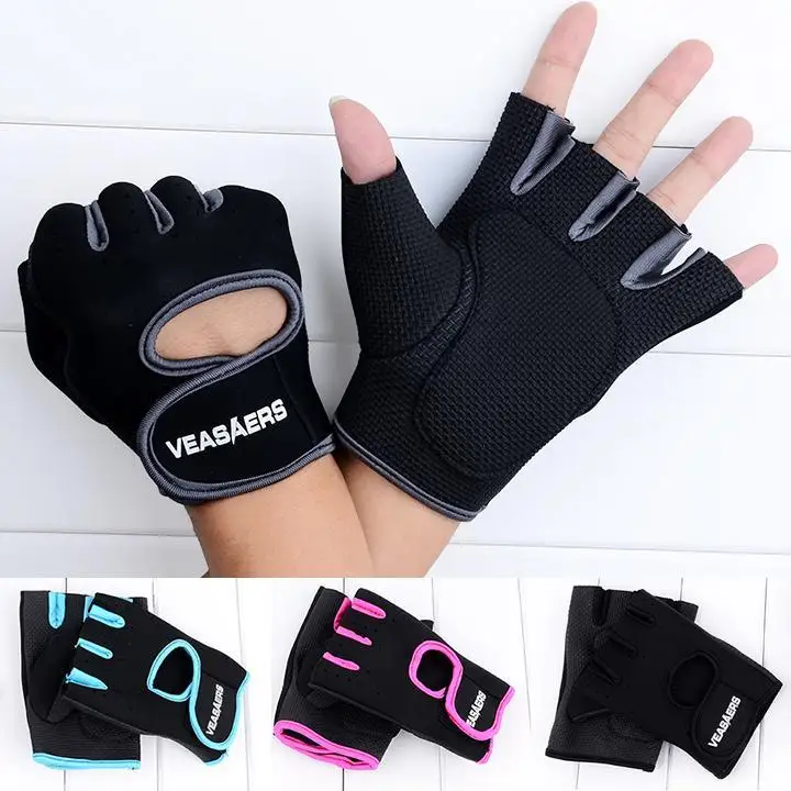 Gym Body Building Training Fitness Gloves Sports Weight Lifting Exercise Slip-Resistant Men Women Gloves