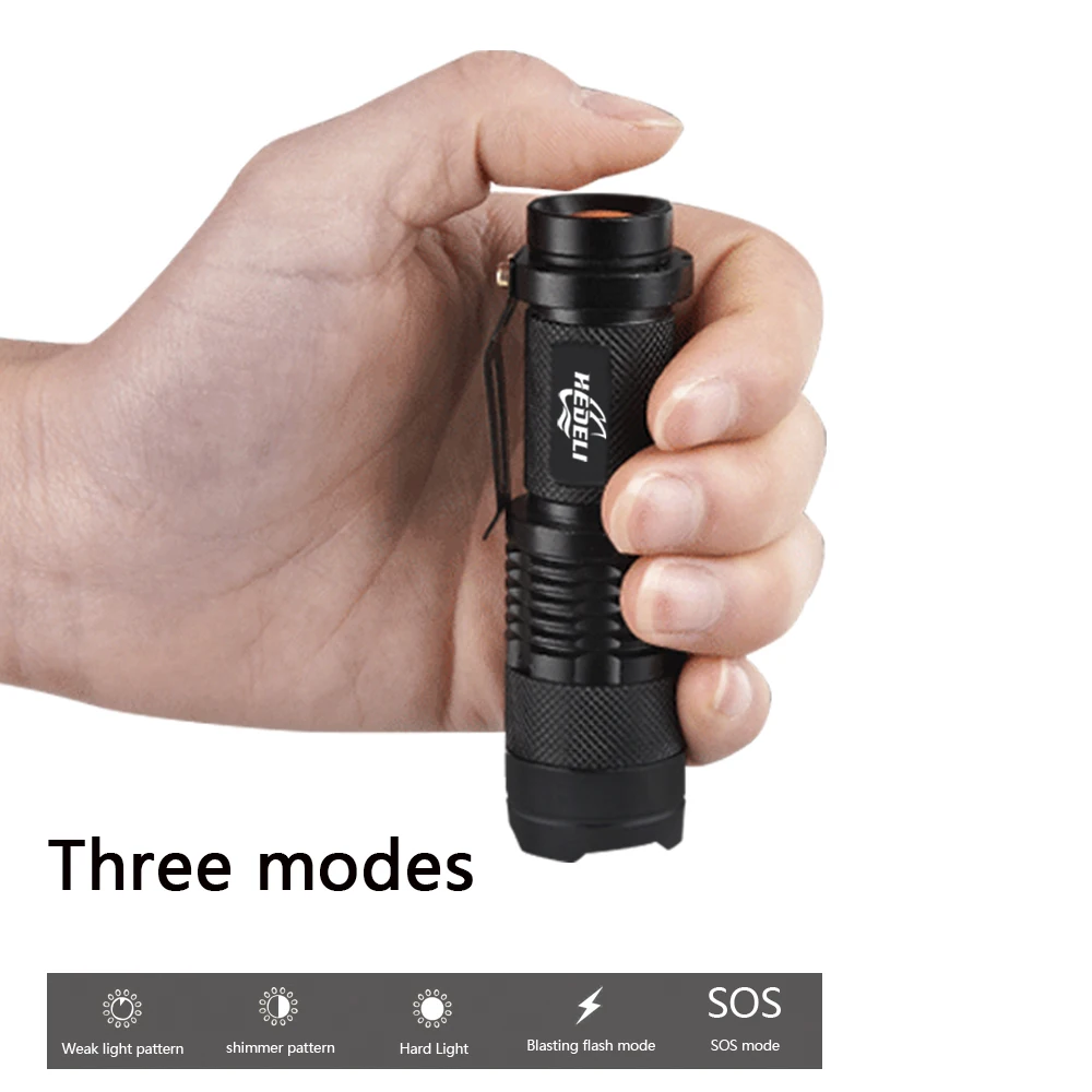 Яркий фонарик cree xm l2 zoom фонарь 18650 перезаряжаемый аккумулятор lanterna светодиодный
