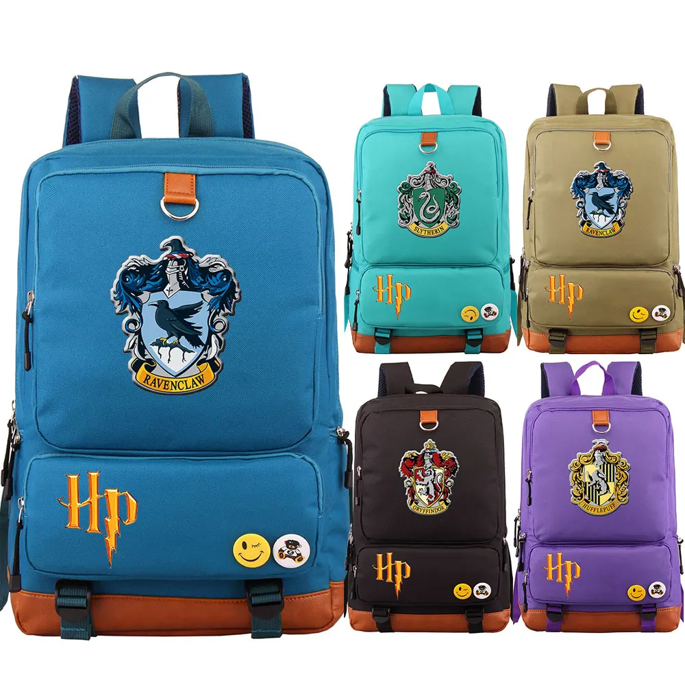 Подарочный волшебный Хогвартс Слизерин Ravenclaw hp школьная сумка для мальчиков и