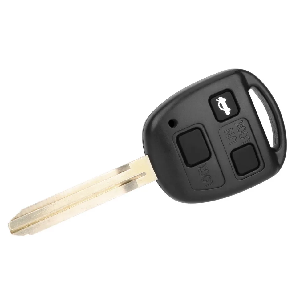 Replacement Car Accessories Uncut Blade Car Key 3 buttons Car Remote