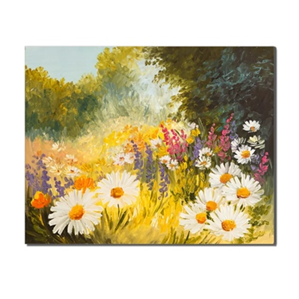 

Sunflowers Fashion Fresh Scene Frameless Canvas Oil Painting Poster Living Room Wall Art Unique Gift Printed For Home Decoration