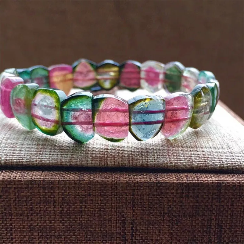 Natural Colorful Tourmaline Bangle Bracelt (3)