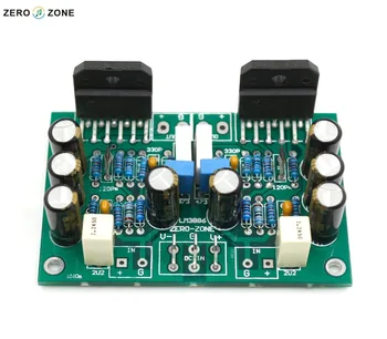 

LM3886 two-channel pure AMP dynamic feedback circuit - finished board