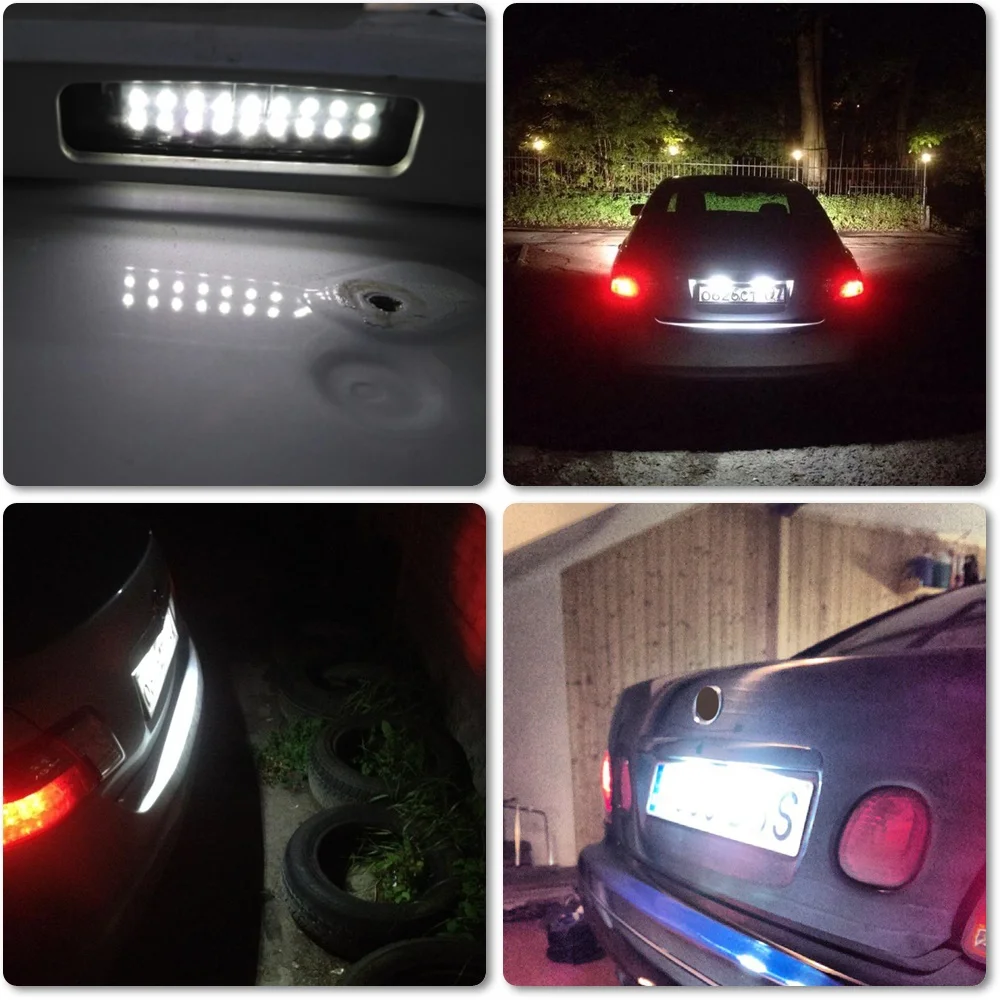 2Pcs LED Number License Plate Lights Kit for Mitsubishi Colt plus Grandis 03-Now 