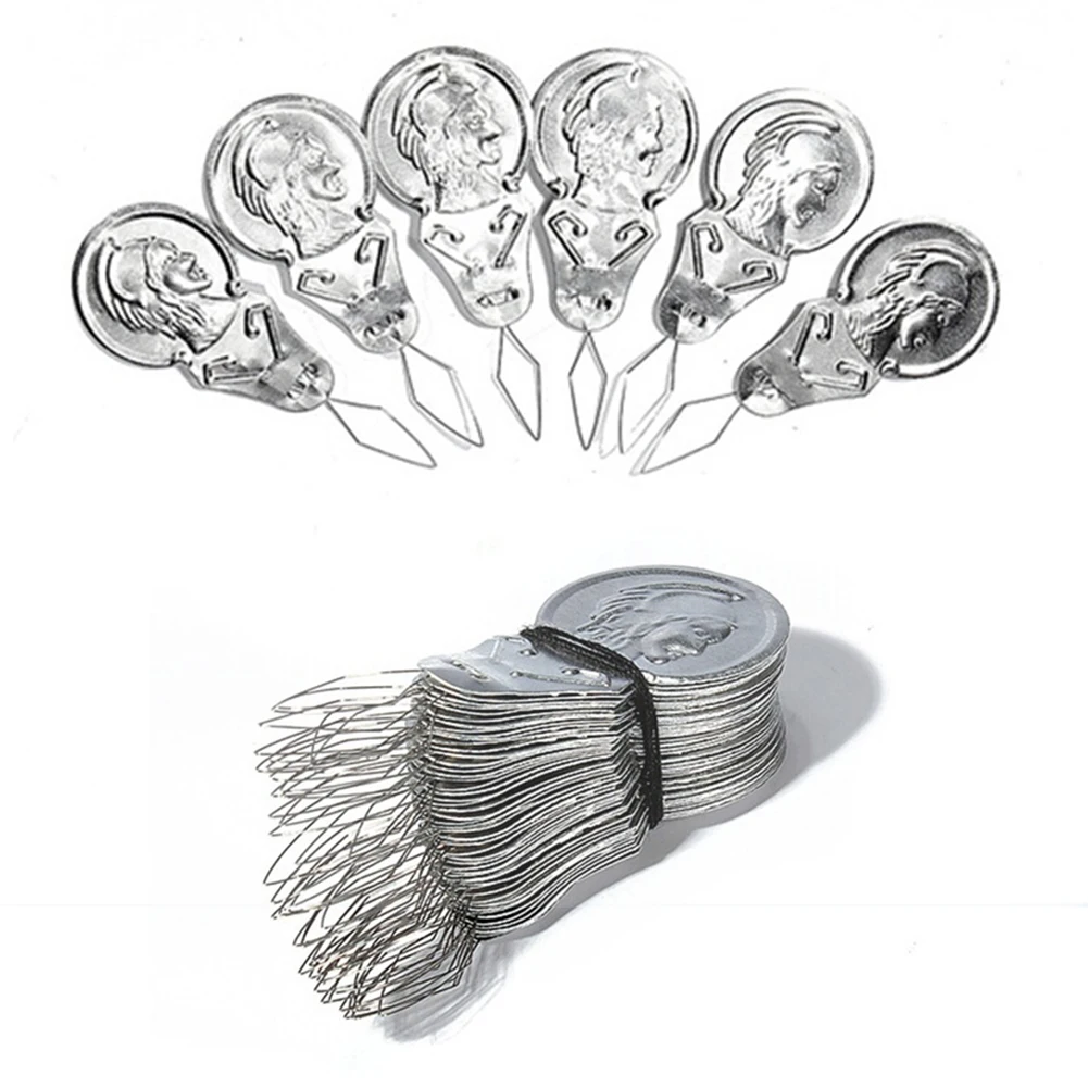 

Needle Threaders 50Pcs/Lot Hot Sliver Bow Wire Needle Threader Hand Machine Sewing Stitch Insertion Tool