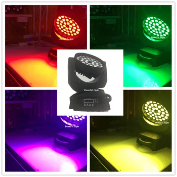 

6Pieces 36x18w Zoom Moving Head Rgbaw uv Zoom LED Moving-Head Wash Lyre