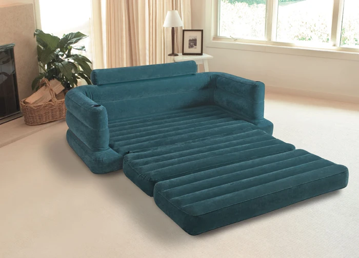 Inflatable Sofa Bed Couch Intex Furniture Air Lounge Pull Out Inflatable Sofa Bed Couch Intex