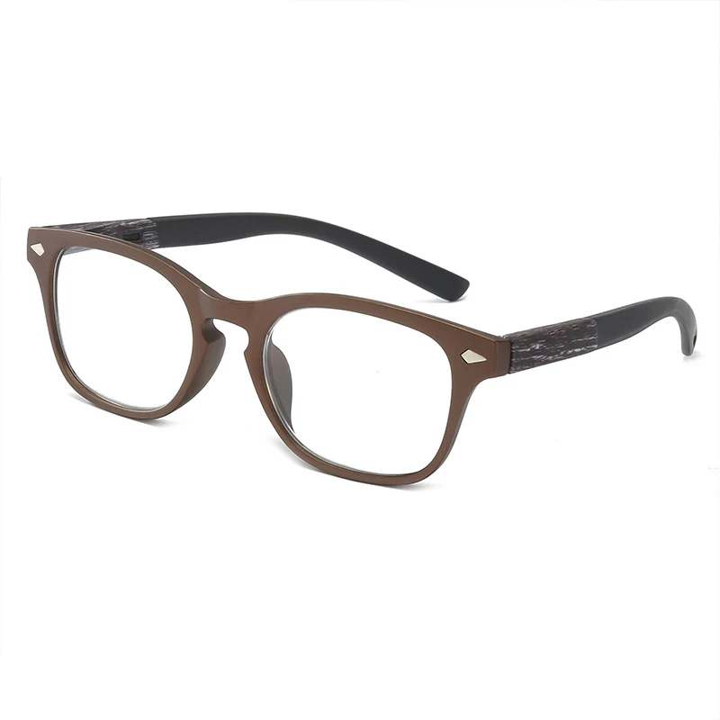Higodoy пластиковые модные очки для чтения старые прозрачные квадратные очки мужские и женские зеркальные удобные очки для чтения
