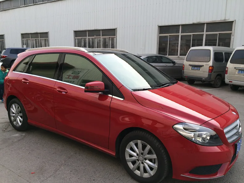 Для Mercedes-Benz B-Class B200 B180 B260 2011- багажник на крышу, рейлинги, штанги для багажника, верхние стойки, железнодорожные коробки, алюминиевый сплав